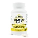 Del-Immune V® Daily by Stellar Biotics, All-Natural Immune Support & Gut Health, Immediate Care, Metabiotic: NextGen Probiotic Therapy (120 Caps)