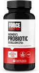 FORCE FACTOR Probiotic for Women 50 Billion CFU, Women’s Probiotic for Digestive Health, Immunity, and Vaginal Health, 10 Strains with Lactobacillus Acidophilus, Vegan, 60 Capsules