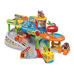 VTech Multi-Workshop Garage TutTut Bolids, Playset Mechanical Workshop with Different Tracks and Levels with Lights, Voices, Songs and Fun Sounds Includes Vehicle Capiculate Crane