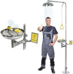 AIWFL Combination Eye Wash Shower S