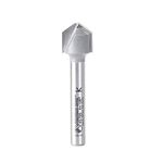 Amana Tool - 45795 Carbide Tipped Double Edge Folding V-Groove 108 Deg x 0.090" Tip Wi