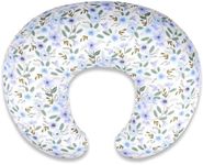 Nursing Pillow for Breastfeeding & Bottle Feeding - Ergonomic C-Shape Design with Breathable Filling & Removable Washable Cover, Supports 0-12 Months (Feeding, Tummy Time, Sitting), Hypoallergenic