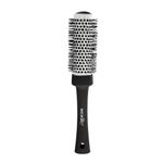 Ikonic Professional Blow Dry Hair Brush with Ionic Techonology for Frizz-Free Styling, Curling, Volumizing & Waves for Women & Men, All Hair Types, Salon & Personal Use - BDB 32 BLACK + WHITE