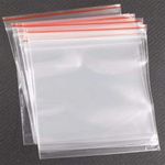 CLassiC Eco Friendly Bags Svp-Zip Lock Pouch Reusable|Resealable Clear Plastic Bags Storage Pouches Press Seal Apply To Kitchen Storage Jewellery Packaging Office Stationery -100Pcs(4X4 Inches)