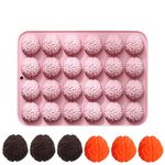 PTaizjjz Brain Shaped Silicone Mold for DIY Halloween Chocolate,Candy, Jelly Non-Stick Baking Mould