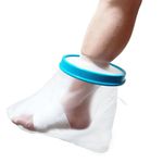 Tideshake Waterproof Foot Cast Cover for Showering, Reusable Adult Foot Cast Protector, Cast Covers for Shower, Watertight Cast Bag for Surgery Foot, Ankle, Burns