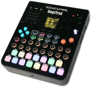 Sonicware SmplTrek [Portable Production Sampler] Compact, lightweight and battery powered Drum Machine & Sampler with Built-in Mic & Speaker