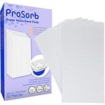 Pack of 50 Prosorb Super Absorbent Pads for Bedside Commode Liners