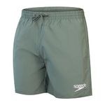 Speedo Men's 16" Watershort Swimming Trunks| Quick Dry | Comfortable Fit | Classic Style | Drawstring Waist, Country Green, S