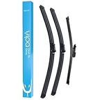 Vipa Wiper Blade Set fits: SKODA YETI SUV May 2009 to Dec 2017