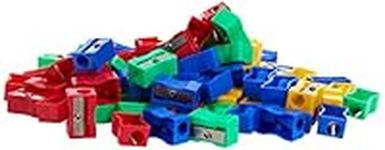 Hainenko Plastic Pencil Sharpeners - Assorted (Pack of 100)