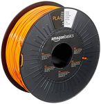 Amazon Basics PLA 3D Printer Filament,1.75mm,Orange,1 kg Spool