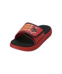 Puma Unisex-Kid Softride Slide Super Jr Black-For All Time Red Slide - 5 UK (39830501)