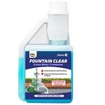 Hydra Fountain Clear Water Feature Cleaner | 250ml Treats 7,500L Highest Dilution Rates - Water Feature Treatment Keeps Water Crystal Clear from Algae, Cleans Water & Biofilm Build-up