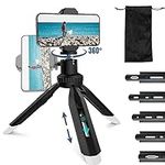 Phone Tripod, RealPlus Flexible Mini Tripod for iPhone Android Phones Small Camera with Carrying Bag-Gift for Women & Men