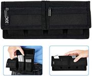 JJC Battery Bag Pouch for Ricoh DB-110 Sony NP-FW50 NP-FZ100 Canon LP-E6 LP-E8 LP-E10 LP-E12 LP-E17 Nikon EN-EL14 EN-EL15 and AA Batteries, Capacity 4 DSLR Batteries and 4 SD/XQD/CF Cards