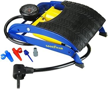 Goodyear 75524 Pompa a Pedale Bicilindrica