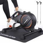 YOSUDA Mini Exercise Bike, Under Desk Bike Pedal Exerciser with Non-Slip Mat, 16-Level Quiet Magnetic Resistance, LCD Monitor, Pedal Machine for Arms and Legs, Portable Desk Bike for Home and Office