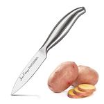 Jean-Patrique Paring Kitchen Knife - 3.5" | Vegetable Chef Knife & Peeling Kichen Knife. Superior Stainless Steel Construction Pefect Small Sharp Chopping Knife | from