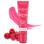 Dot & Key Ceramide & Peptide Barrier Repair Lip Balm SPF 50, PA+++ |Plush Pink | UVA/UVB Lip Protection | Soft Tinted Lip Moisturizer | Boosts Collagen & Instantly Plumps Lip | Prevents Pigmentation | Lip Balm for Women | 10gm