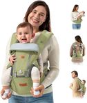 besrey Baby Carrier, Front Pack Wearing Carrier with Seat, Hiking Backpack Mesh Carrier, Tactical Toddler Gear Carrier for Parents, Suitable for Girl Boy, Plus Size