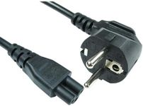 ABC Products EU Europe French German Spain Italy Region C5 Cloverleaf Power Supply Adapter Cord Mains Cable Lead Plug for Laptop Acer Dell HP Compaq Sony Toshiba Vaio Delta etc 1.8M Long