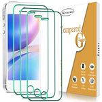 Kesuwe [3 Pack] Screen Protector for iPhone SE 2016, iPhone 5, iPhone 5S, iPhone 5C, Anti Scratch, 9H Hardness Tempered Glass, Bubble Free, Easy Installation, Case Friendly