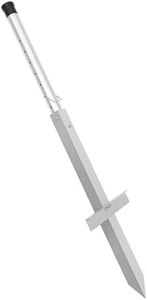 BLUEWING Adjustable Anodized Aluminum Sand Spike Corrosion Resistance Surf Fishing Rod Holder for Beach Fishing Sand Spikes, 1pc