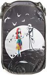 Disney Nightmare Before Christmas Jack & Sally Pop Up Hamper - Mesh Laundry Basket/Bag with Durable Handles (Official Disney Product)