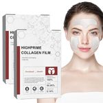 Skynpure - Pure Collagen Films, Skynpure Collagen Film, Highprime Collagen Film Face Mask,Korea Highprime Collagen Soluble Film, Safety and Mild and No Added (2Pcs)