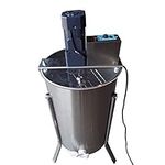 GOODLAND BEE SUPPLY BEE-HE2MOT HE2MOT 2 Frame Beekeeping 304 Stainless Steel Drum Honey Motorized Extractor With Stand-Electric 110V, Average