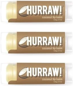 Hurraw! Bálsamo Labial de Coco - Ecológico Certificado Orgánico Ecocert - Cacao Labios Hidratante - Vegano - 100% Origen Natural - Sin Miel de Abeja · Sin Karité · Sin Soja · Sin Aceite de Palma (3)
