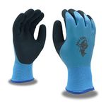 Cordova Safety Products Two-Ply Thermal Shell Rockfish Fishing Gloves, Blue & Gray, One Pair, Large