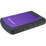 Transcend StoreJet 4TB External HDD - USB 3.1 Gen1 | Excellent anti-shock protection | One touch auto backup | 2.5" HDD | 3 Yrs. Warranty | Portable Hard Disk Drive | Purple TS4TSJ25H3P