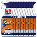 Flash Kitchen Degreaser Cleaning Spray 800ml x 10