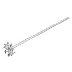 MECCANIXITY 304 Stainless Steel Stirring Rod 11.81" Length Dispersion Machine Stir Sticks with 1.97" ID Dispersion Disc for Laboratory, Industrial