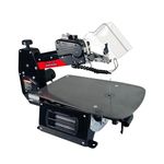 Bucktool 406mm Variable Speed Scroll Saw for Woodworking, 16 Inch Power Scroll Saw 400–1550 RPM with Rotating Saw Arm, Quick-Change Blade System for Professional Woodworkers and Craftsmen