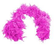 Forum Novelties Women's 55-Gram Turkey Feather Boa, Hot Pink, One Size