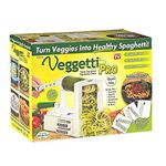 Veggetti Pro Table-Top Spiralizer, Quickly Spiral Slice Vegetables into Healthy Veggie Pasta