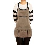 PATILWON Gardening Tool Apron with 14 Pockets for Women Waterproof Potting Shed Garden Aprons Greenhouse Gifts for Gardeners