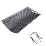 Uniflasy Grill Repair Replacement Part Aluminized Steel Ash Pan for Chargriller Charcoal Grills 1224, 1324, 2121, 2222, 2727, 2828, 2929, Charbroil 17302056