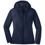 Outdoor Research Women's Helium Rain Jacket - Waterproof, Durable Lightweight, Hiking, Naval Blue, XS