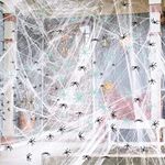 300 Sqft Halloween Spider Web Decor