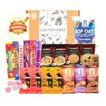 Gluten Free Hamper with Chocolate Biscuits & Snacks - Gluten Free Food Gift for Men & Women - Nairn's Biscuits & Crisps, Assorted Shortbread & Cookies, Chocolate, Sweets & Fruit Treats