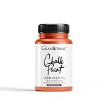 GRANOTONE Chalk Paint For Furniture, Home Decor, Crafts - Eco-Friendly - All-In-One - No Wax Needed 120 Ml (Terracotta)