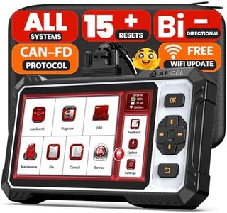 ANCEL OBD2 Scanner FX6100 Bidirectional Scan Tool, All Systems Car Scanner Diagnostic Tool with Active Test, 15+ Reset Services, Oil Light/EPB/BMS/ABS Bleeding/SAS Reset, CAN-FD, AutoVIN, Free Update