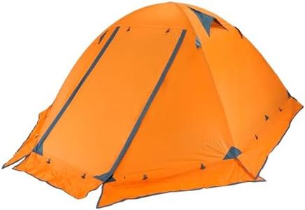 TRIWONDER 2 Person 4 Season Tent for Backpacking Camping Outdoor Waterproof Lightweight Hiking Tent (Orange - with Skirt Edge)