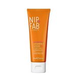 Nip + Fab Vitamin C Fix Scrub for Face with Coconut Oil and Coffee Seed Cleansing Exfoliating Facial Cleanser for Skin Brightening Fine Lines and Wrinkles, 75 ml