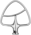 Stainless Steel Flex Edge Beater for KitchenAid Mixer, Fits Tilt-Head Stand Mixer Bowls For 4.5-5 Quart Bowls, Kitchenaid Paddle Attachment by Gvode, Not Fit for Bowl Lift