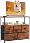 DUMOS TV Stand Dresser for Bedroom 